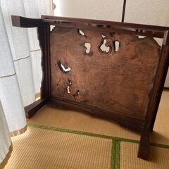 幅100,奥行78,高さ32cm ローテーブル　座卓　ちゃぶ台　天然木の画像