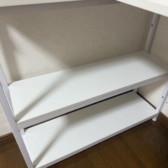 Yetom デスク 勉強机　収納袋付けの画像