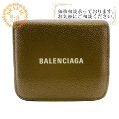 BALENCIAGA 三つ折り財布 コンパクトウォレット エブリデイ カーキ バレンシアガ BALENCIAGA 二つ折り財布 エブリデイ コンパクト
