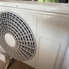 日立　ルームエアコン　白くまくん　6畳タイプ　2019年製　室内機クリーニング済みの画像