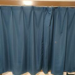 【8/1まで掲載】青いカーテン4枚セットの画像