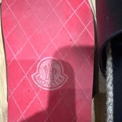 完売❣️新中古MONCLER BASILE サンダル イタリア製ブラックスライドサンダルの画像