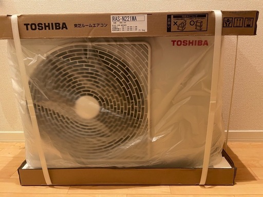 TOSHIBA(東芝) エアコン RAS-N221M-W 6畳用 新品未開封 埼玉県上尾市引き取り限定 