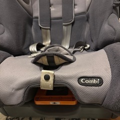 コンビ　エッグショック　グレー　チャイルドシートの画像