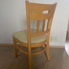★ニトリ　ダイニングチェア　1 座面汚れ落とし易いの画像