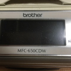 作動確認済み brother MFC-650CDW FAX
の画像