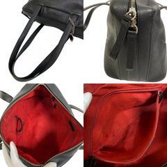 ブルガリ BVLGARI ショルダーバッグ ミニボストンバッグ ハンドバッグ チャーム付き ブラックの画像