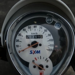 静岡 SYM 原付50cc 送料無料の画像