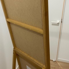 無印良品木製ミラースタンドミラーの画像