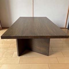 木製　ローテーブル　座卓の画像