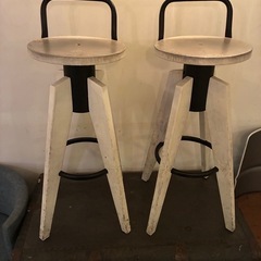 カウンターチェア2脚セット (ふくちゃん) 近鉄日本橋の椅子