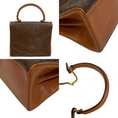 セリーヌ CELINE ハンドバッグ マカダム柄 ブラウンの画像