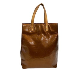 ルイヴィトン LOUIS VUITTON トートバッグ モノグラムヴェルニ リードMMトート ハンドバッグ M91143 ブロンズの画像