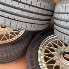 AUTO STRADA VIZZRA アルミホイール16インチ　114.3 5H　当時物 の画像