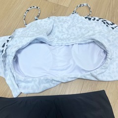 【未使用】レディース 水着 M ハイウエスト ビキニ 体型カバーの画像