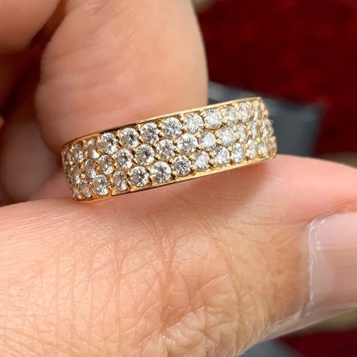 K18 ダイヤモンドリング　4.5g 約11号　1ct