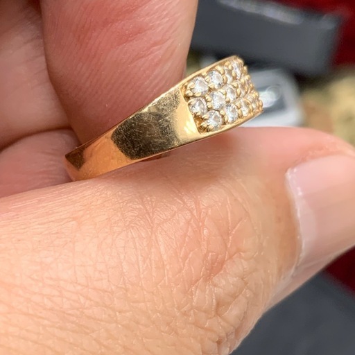 K18 ダイヤモンドリング　4.5g 約11号　1ct