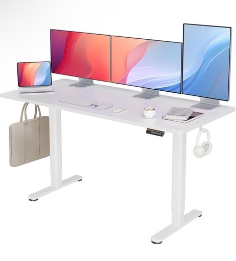 【新品同様】電動昇降デスク（Claiks）幅160×奥行60cm