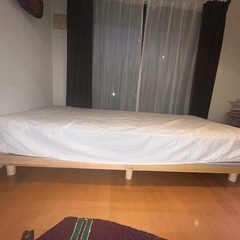 ベッドフレーム・マットレス（使用期間5ヶ月）の画像