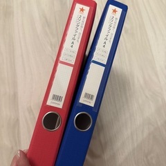 A4　2リングファイル🩷💙ピンク、青の画像