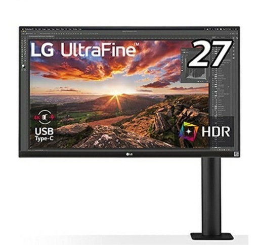 LG エルゴノミクス スタンド モニター ディスプレイ 27UN880-B 27インチ