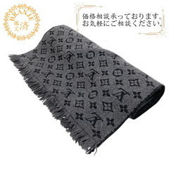 美品　LOUIS VUITTON エシャルプ モノグラム クラシック マフラー ルイヴィトン LOUIS VUITTON マフラー モノグラム エシャルプ