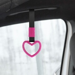 ハート♡ピンク吊り革の画像