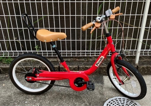 People ケッターサイクル　16インチ　赤 中古 People ケッターサイクル16インチ赤 (みみぃ) 春日井の自転車の