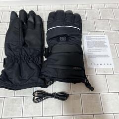 電熱グローブ バイク用 スキー タッチパネル対応 6000mahバッテリー Lの画像