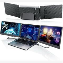 ノートパソコン⭐️デュアルモニター14インチ FHD 1080 ...