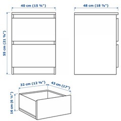 IKEA マルム　MALMの画像