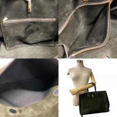 バーバリー BURBERRY トートバッグ ミディアム  ロッキングホース ハンド ショルダーバッグ カーキの画像