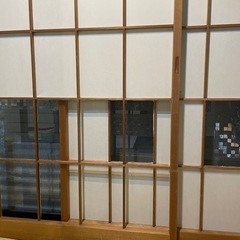 障子2枚の画像