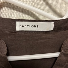 BABYLONE　麻100%羽織り、ワンピースの画像