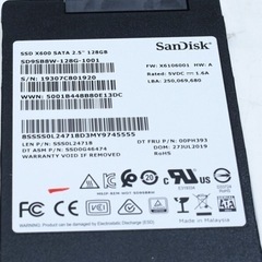 SSD 動作確認済 SSD128GB