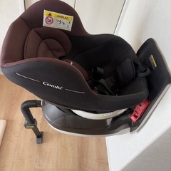 コンビ combi チャイルドシート ブラウンの画像