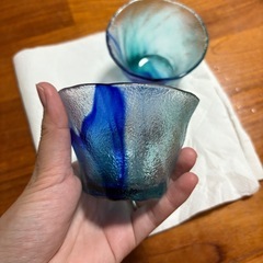ガラスコップの画像