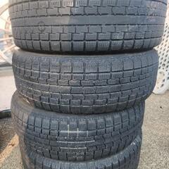 155/65R13  73Q  スタッドレスタイヤ付き4本セットの画像