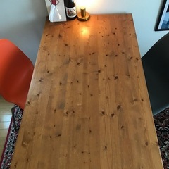 アンティークテーブル・ミッドセンチュリー　ダイニングセットの画像