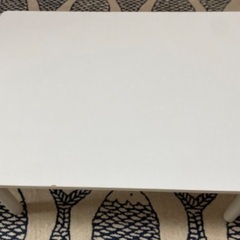 ニトリ　簡単に脚を外せるローテーブル　ハロー(ホワイト)の画像