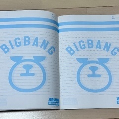 BIGBANG ノートの画像