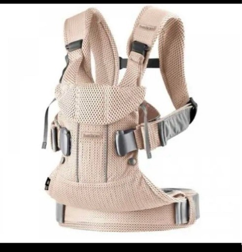 BabyBjorn ピンク　ワンカイエアー　メッシュ 抱っこひも
