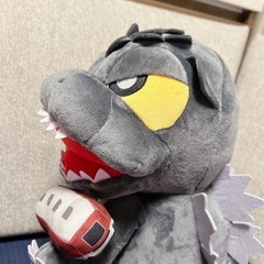 新品タグ付き　ゴジラのぬいぐるみの画像