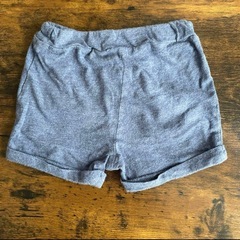 petit main バンダナ襟ボディスーツとショートパンツセット70の画像