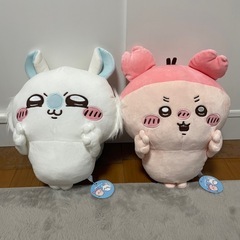 ちいかわ ぬいぐるみ ハチワレ モモンガ カニちゃんの画像