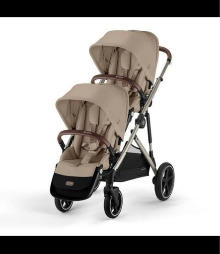 最終値下げ！Cybex ガゼルs ベビーカー　シートユニットセット　アーモンドベージュ