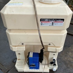 薬注ユニット PTU-100 タクミナ 100L PE 塩素減菌用ポンプ Nフィルター ZA-11 養豚 井戸水 現状渡しの画像