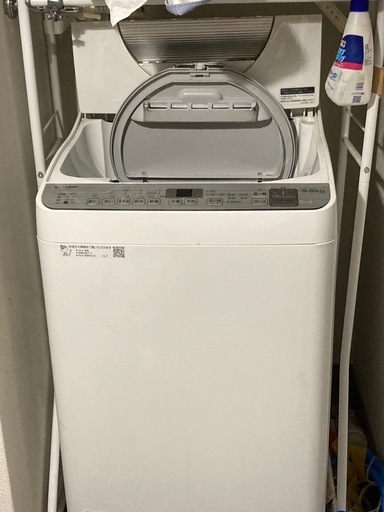 乾燥機能付き洗濯機　シャープ　　