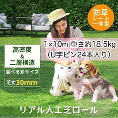 人工芝 ロール ピン付き 国際認定工場 高品質 1×10m ナチ...