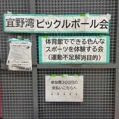 7/16宜野湾でピックルボール一緒にやりましょう